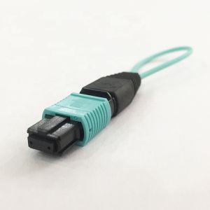 OM3/OM4 MPO MTP Patch Cord Multimode Aqua Loopback Tester Cable Assemblies