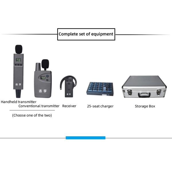 Quality Two Transmitter Types Available and No In-Ear Receiver To Wear. Receiving range up to 200m for sale