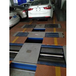 CTGT-3-4B 4-In-1 Vehicle Test Line Roller Brake Tester With Axle Load Double Plate Sideslip Tester Suspension Test