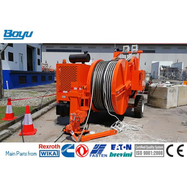 Quality Overhead Stringing Max Intermittent Pull 2x45kN Hydraulic Tensioner Machine for sale