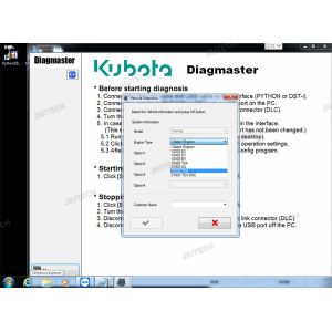 For KUBOTA DIAGNOSTIC KIT PYTHON Python interface Diagmaster KUBOTA Takeuchi
