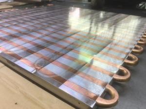  Aluminium Liquid Cold Plate Water Cooling Plate Heatsink Large Cooler Disc Manufactures