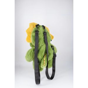 OEM ODM Plush Backpack Dinosaur Image With Adjustable Shoulder Strap