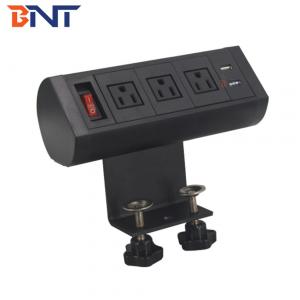  US popular new design for office room movable clamp on table power socket Manufactures