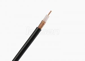  75 OHM Coaxial Cable RG59 , 96 Braiding Bare Copper CATV Coaxial Cable Manufactures