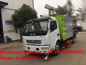  HOT SALE! new best price Dongfeng 120hp diesel road washing sweeper truck, China supplier of street sweeper for sale Manufactures