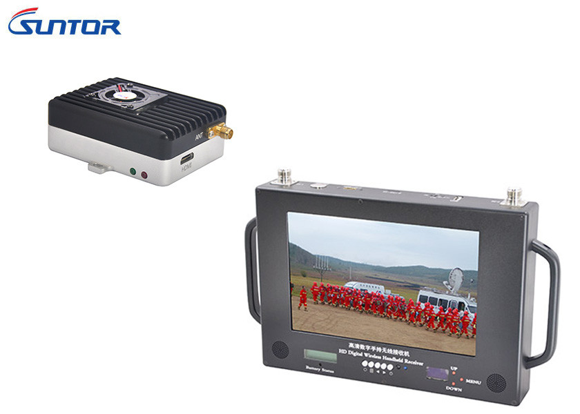  Pocket High Encryption NLOS COFDM Wireless Video Transmitter 300-860MHz Manufactures