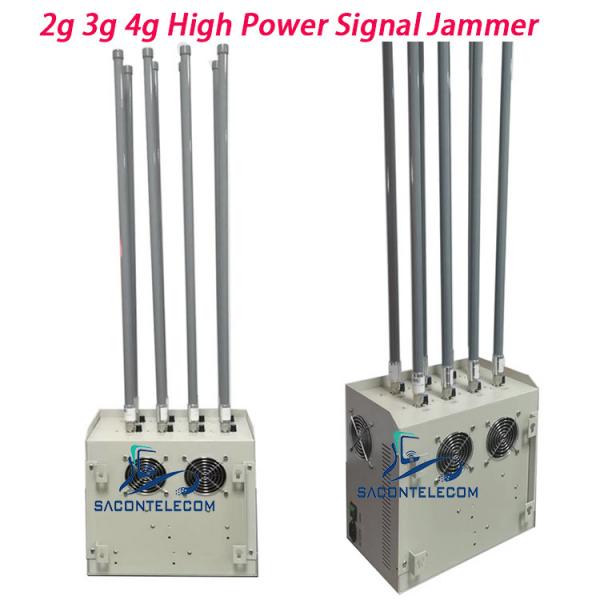 Quality VSWR System 8 Channels 240w 100m Prison Cell Phone Jammer for sale