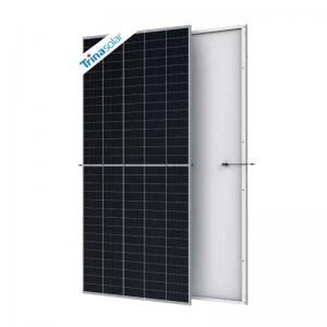 500w Trina Monocrystalline Solar Panels 166x166mm 150 Cell Module For Solar Power Generation System Manufactures