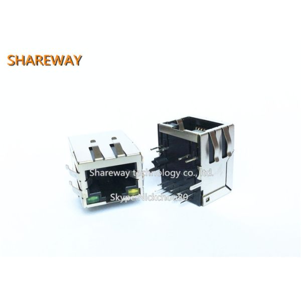 Quality Through-hole Termination RJ45 LAN Transformer Enhanced Common Mode Rejection for Data Transmission in Industrial Ethernet for sale