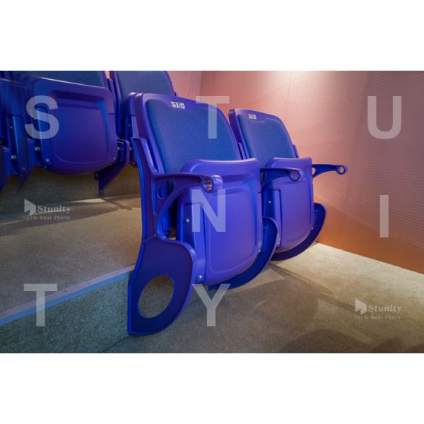 UV Resistant HDPE High Back Folding Plastic Stadium Chair