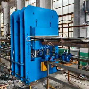 China Frame Type Rubber Vulcanizing Press Machine with 500-ton Clamping Force for High-Pressure Molding and Precision & Repeatability on sale