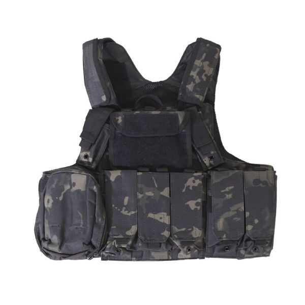 Polyester Fabric Gear Adjustable Multi-function Vest for Training and Body