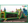Castle Shape Inflatable Bouncer With Slide / Inflatable Combo For Park for sale