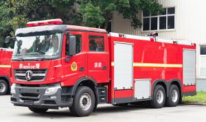  Beiben 16 Ton Water Tank Industrial Fire Truck With Euro VI Emission Standard Manufactures