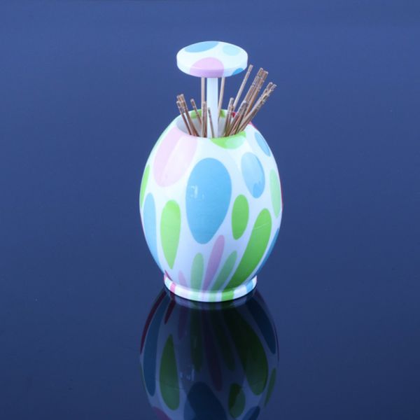 Sustainable Push Type Creative Dining Plastic Toothpick Holder