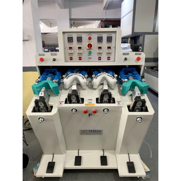 Quality Horizontal Two Hot and Two Cold Back Part Moulding Machine Shoe Heel Seat Molding Machine Shoe Back Part Making Machine for sale