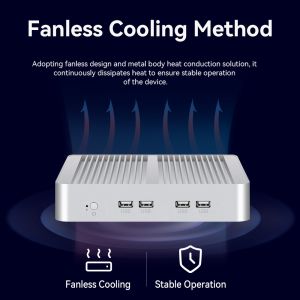 Dual COM Dual LAN DDR3L RAM Industrial Fanless PC With Intel Core i5 4200U