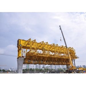 Lightweight Underslung Movable Scaffolding System 800 Tons For Bridge Constructi
