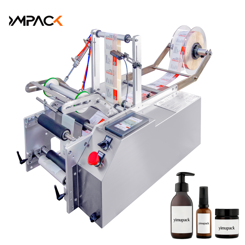 Precision Water Bottle Labeling Machine Printing Applicator 40BPH 110V