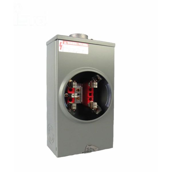 1 Phase Electric Meter Box 200amp Square Base Meter Socket