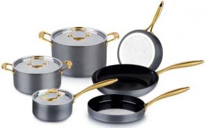  Wonderful Hard Anodized Aluminium cookware set/kitchenware set/pots and pans with glass lid Manufactures