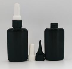 China Disposable Black Plastic Bottle for uv glue Anaerobic Bottle for adhesives plastic bottle for tattoo ink with twist off on sale