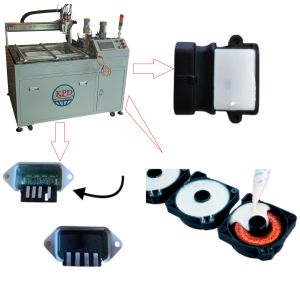 Automatic Control Polyurethane Potting Machine for Sensor Relay Capacitor and