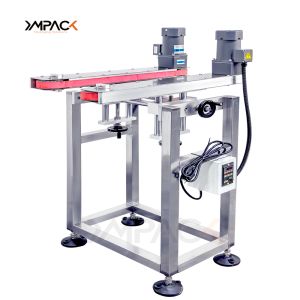 YIMUPACK Bottomless Side Transfer Belt Clip Conveyor (High-Speed Transition Bottles Clamp Conveyor for Coding)