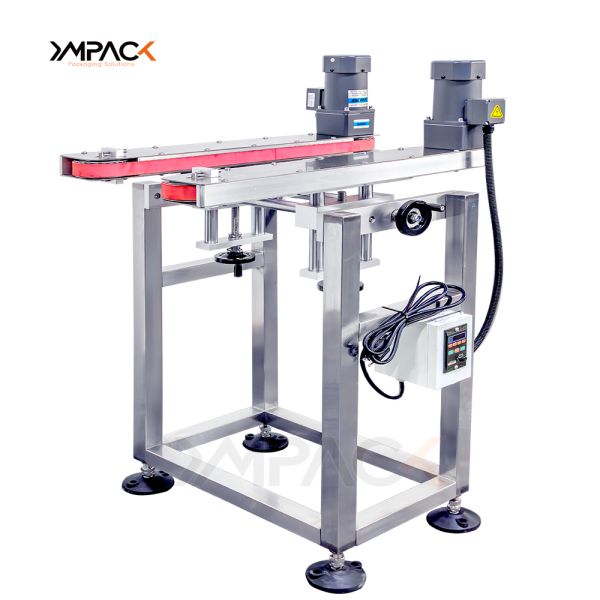 Quality YIMUPACK Bottomless Side Transfer Belt Clip Conveyor (High-Speed Transition Bottles Clamp Conveyor for Coding) for sale