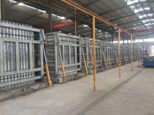  Eps Fiber Cement Board Production Line , Sandwich Panel Making Machine PLC Control Manufactures