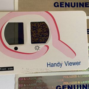 Custom Rectangle Security Stickers With Serial Number And Glossy Finish