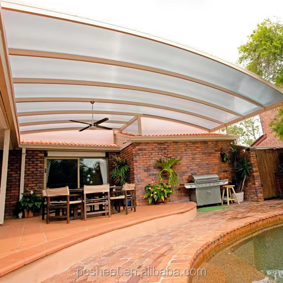 Quality Scratch Solution Polycarbonate Glass Panel 12mm Pc Solid Sheet Sun Sheet Solid Polycarbonate Sheet for sale
