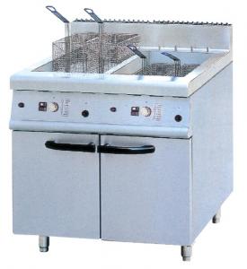  JUSTA 40L Electric Two Tank Deep Fryer With Cabinet ZH-RCX2 Western Kitchen Equipment Manufactures