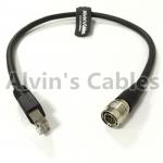 High Flex M12 Cable Assembly Hirose 10 Pin Male To RJ45 Cat6 Original For Sony