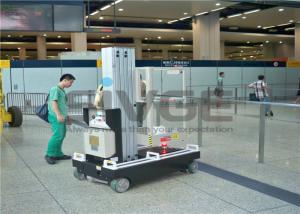 China Hydraulic Elevating Platform For Supermarket , Reliable Single Person Man Lift on sale