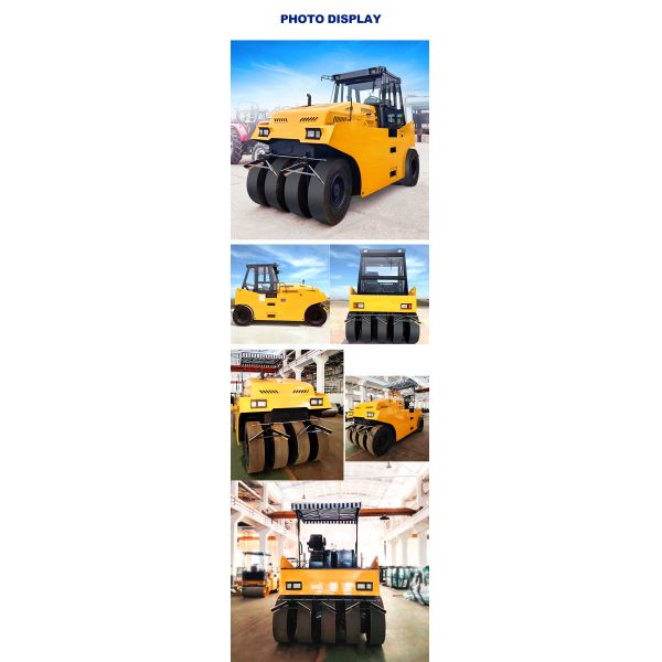 New16 Tons Pneumatic Road Roller Compactor Rubber Tire Wheel Roller