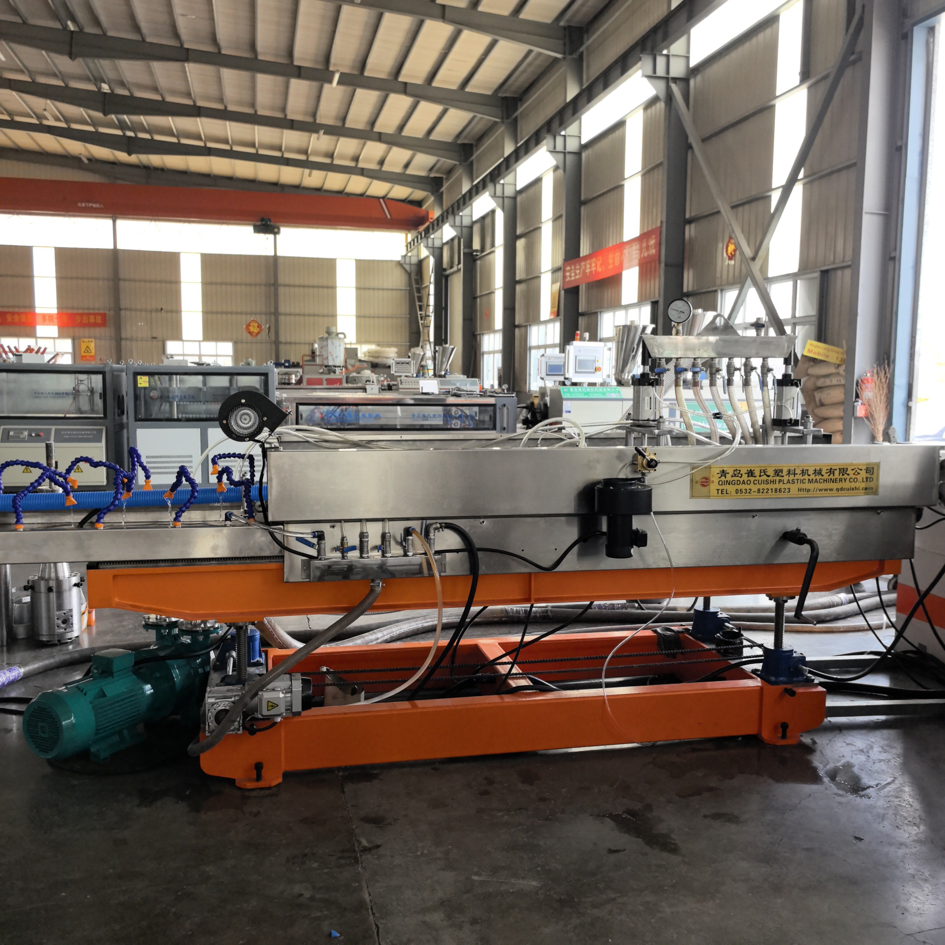 HDPE Double Wall Corrugated Pipe Making Machine High Speed DWC Pipe Extrusion Production Line for Drainage and Sewage System