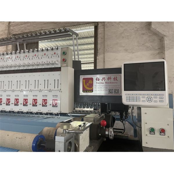 Quality Efficient Quilting Embroidery Machine with Multiple Threads and Automatic Bobbin System for sale
