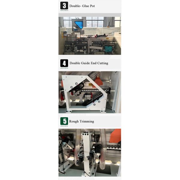 8-Function Multifunctional Edge Banding Machine for Wood Based Panels Construction Works