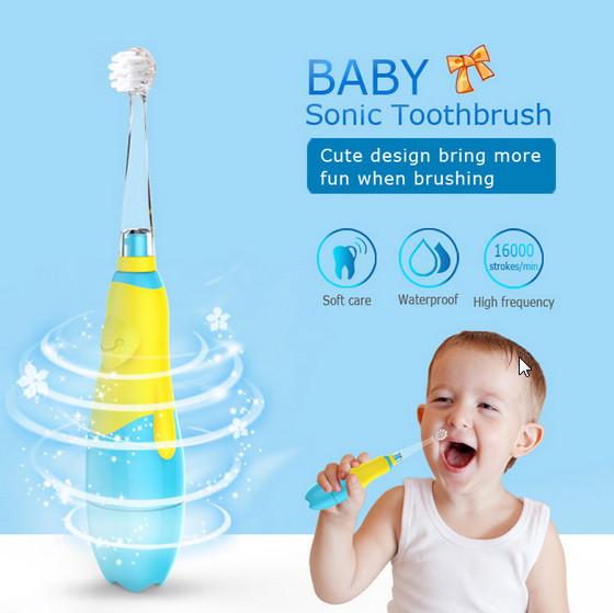 Flashing Led Baby Oral Children'S Rechargeable Electric Toothbrush SG-513