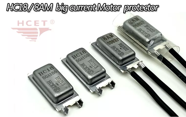 HCET 8AM Extra high current thermal protector current and temperature sensing For Various Motors
