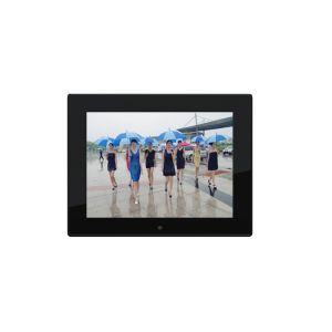 LCD Display 12.1 Inch Digital Photo Frame with Free Cloud Sharing App and Wood