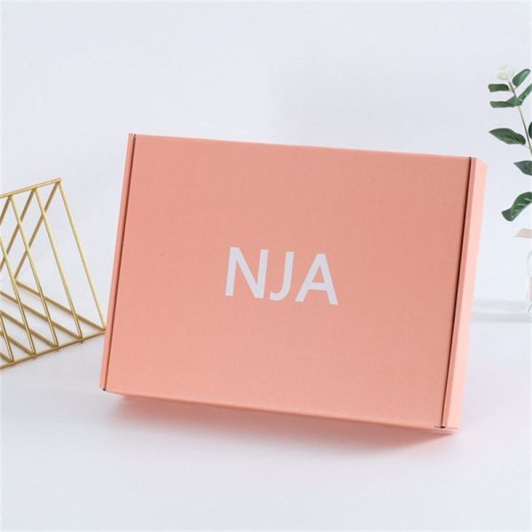 Matt Lamination Corrugated Packaging Box Flute Paper Folding Cardboard Boxes