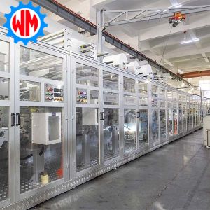 PLC Control Full Servo Underpad Making Machine All Automatic With Professional