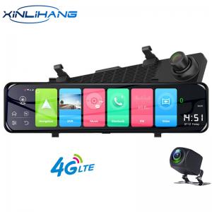  Rearview Mirror Car DVR Motion Activated Dashcam Video Recorder FHD1080P Dual Lens Manufactures