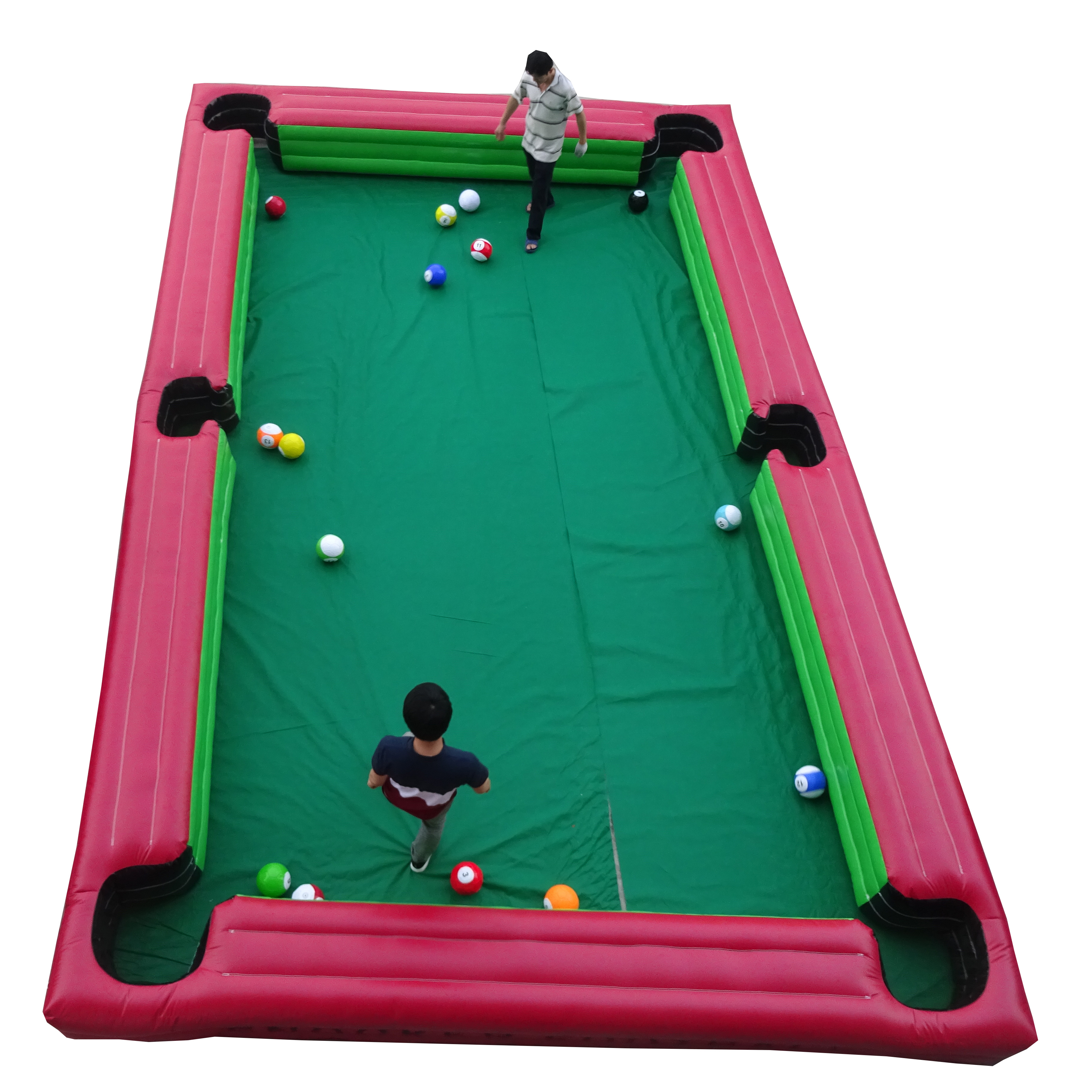 Outdoor Customized Inflatable Land Billiards Table/ Inflatable Sports Games Billiards Playground on Sell