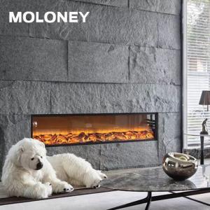  200cm 79inch Without Heating Linear Wall Mount Electric Fireplace Flame Effect Manufactures