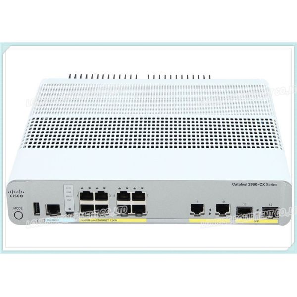 WS-C2960CX-8PC-L Cisco Ethernet Network Switch Cisco Catalyst 2960-CX 8 Port PoE