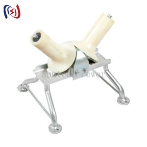 One Way Wire Pulling Rollers / V Shaped Cable Pulling Rollers 10kN Rated Load